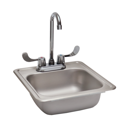 Renaissance Cooking Systems - 15"x15" Stainless Steel Sink & Faucet - RSNK1