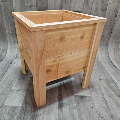 Hand-Crafted Cedar Planters - Square