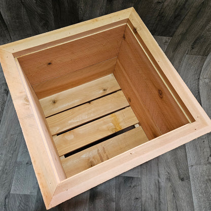 Hand-Crafted Cedar Planters - Square