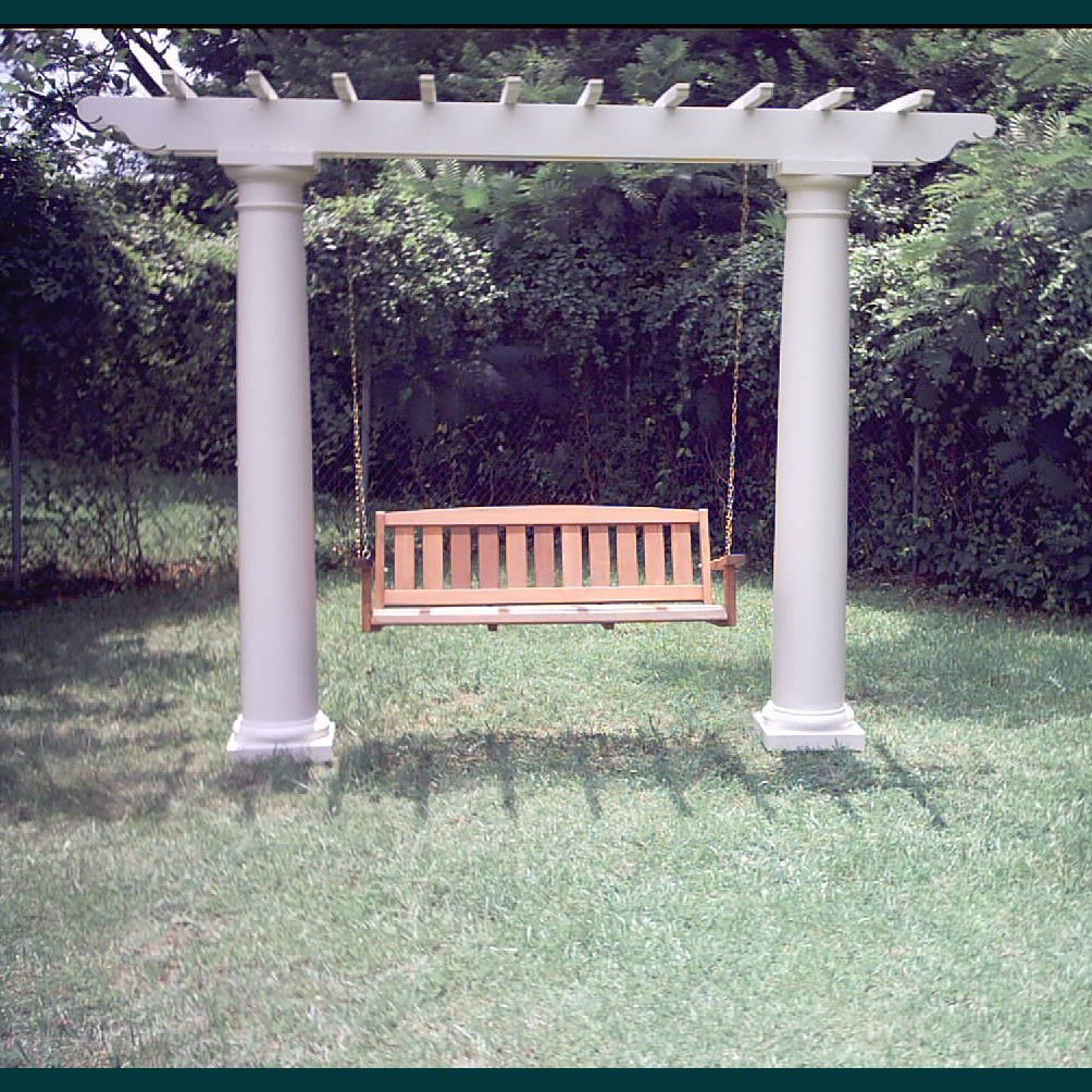 Arbors Direct - Swing Arbor with Round Columns - 910012