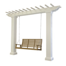 Arbors Direct - Swing Arbor with Square Columns - 910013